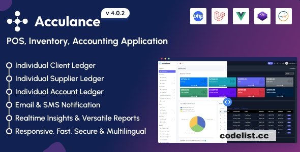 Acculance v4.0.2 – POS, Inventory, Accounting Application – nulled