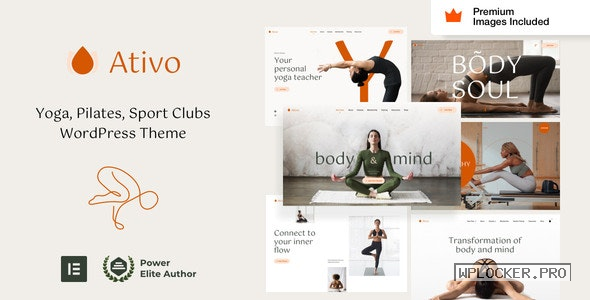 Ativo v7.4 – Pilates Yoga WordPress Theme