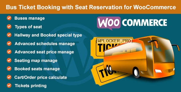 Bus Ticket Booking with Seat Reservation for WooCommerce v1.7