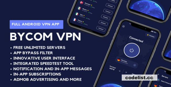 Bycom VPN v1.3 – Secure and Private Android VPN