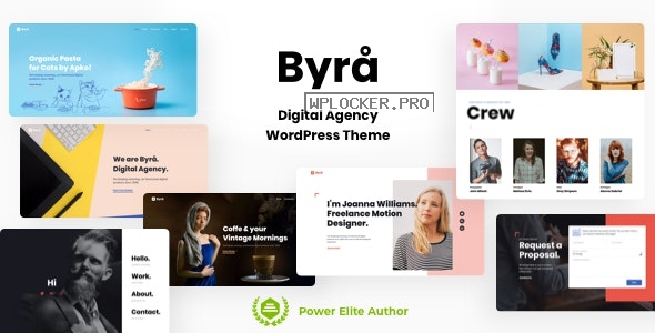 Byra v12.1 – Simple Portfolio WordPress Theme