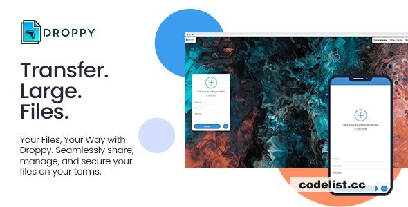 Droppy v2.5.6 – Online file transfer and sharing – nulled