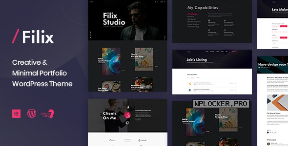 Filix v1.3.2 – Creative Minimal Portfolio WordPress Theme