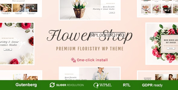 Flower Shop v1.2.0 – Florist Boutique & Decoration Store WordPress Theme