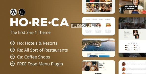 HoReCa v1.1 – Hospitality Industry Theme