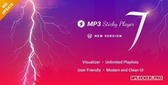 MP3 Sticky Player v7.5.1 – WordPress Plugin