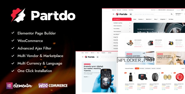 Partdo v1.1.3 – Auto Parts and Tools Shop WooCommerce Theme