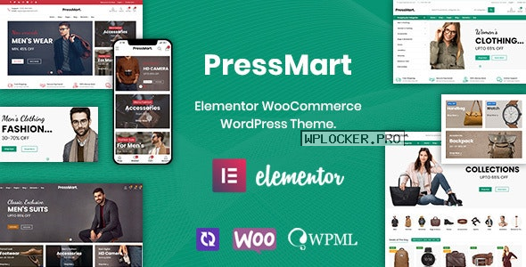 PressMart v1.2.4 – Modern Elementor WooCommerce WordPress Theme