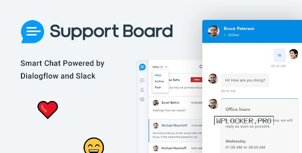 Support Board v3.6.6 – Chat WordPress Plugin – Chat & Supportnulled