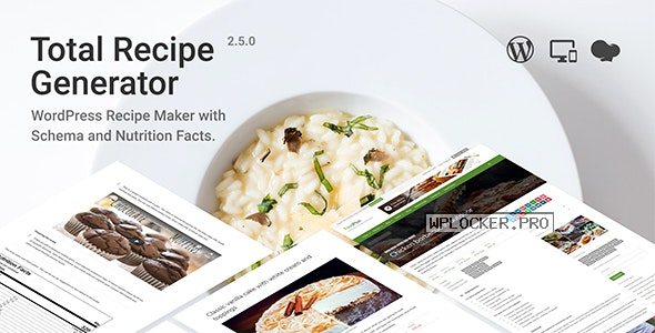 Total Recipe Generator v2.5.0 – WordPress Recipe Maker with Schema and Nutrition Facts