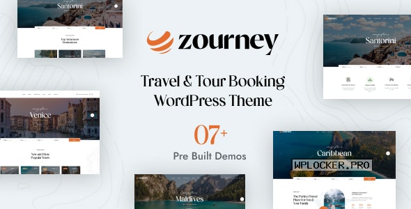 Zourney v1.2.2 – Travel Tour Booking WordPress Theme