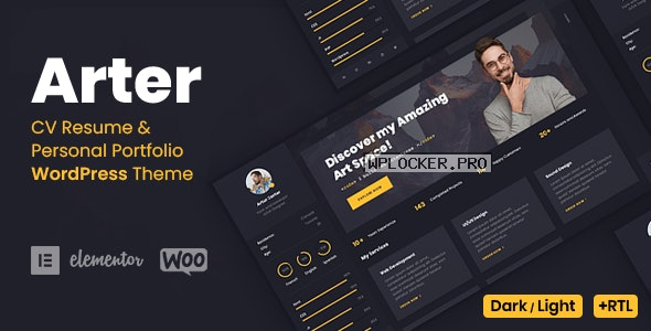 Arter v1.7.0 – Resume WordPress Theme