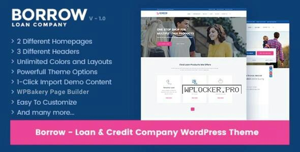 Borrow v1.6.5 – Loan Company Responsive WordPress Theme
