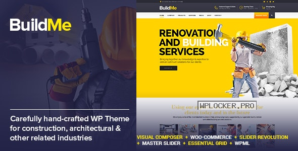 BuildMe v6.1 – Construction & Architectural WP Themenulled