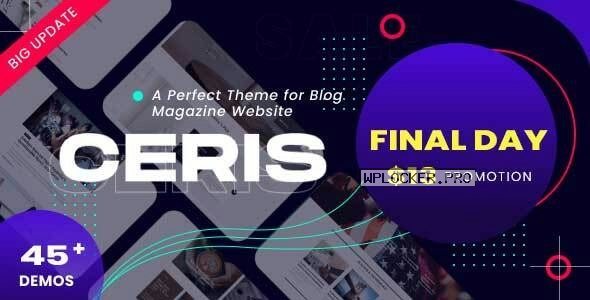 Ceris v4.6 – Magazine & Blog WordPress Theme
