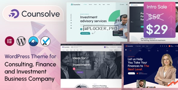 Counsolve v1.0 – Consulting & Investments WordPress Theme