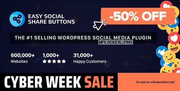 Easy Social Share Buttons for WordPress v9.3nulled