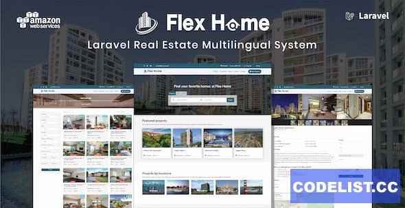 Flex Home v2.49.0 – Laravel Real Estate Multilingual System – nulled