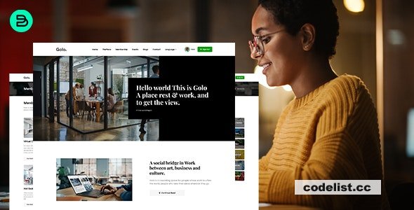 Golo v1.0 – Office Rental And Coworking Space Script Theme