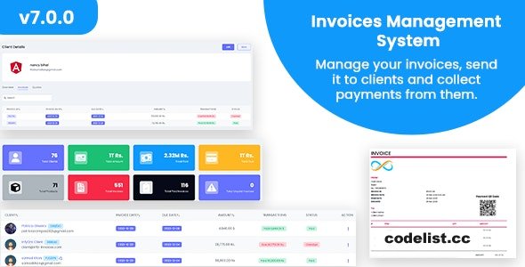 Invoices v7.0.4 – Laravel Invoice Management System – Accounting and Billing Management – Invoice