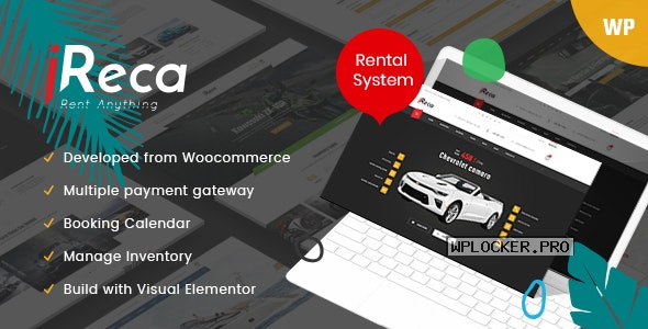 Ireca v1.6.7 – Car Rental Boat, Bike, Vehicle, Calendar WordPress Theme