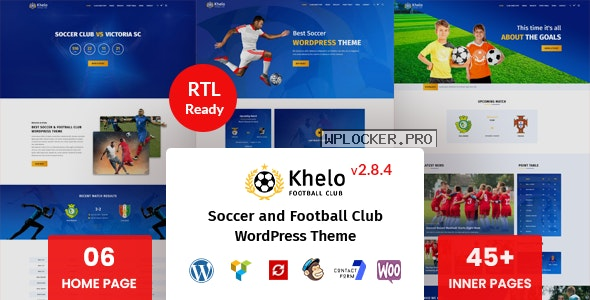 Khelo v2.8.3 – Soccer WordPress Theme