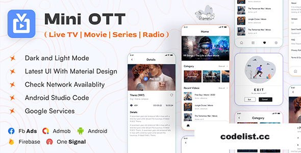 Mini OTT v2.0 – Live TV, Streaming, Movie, Radio