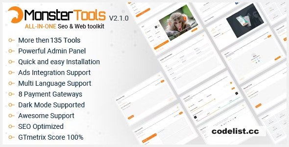 MonsterTools v2.1.0 – The All-in-One SEO & Web Toolkit, like a Swiss Army Knife – nulled