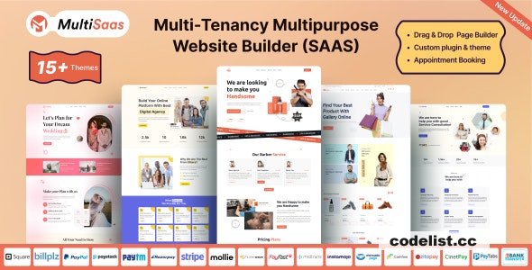 MultiSaas v2.0.0 – Multi-Tenancy Multipurpose Website Builder (Saas) – nulled