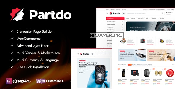 Partdo v1.1.5 – Auto Parts and Tools Shop WooCommerce Theme