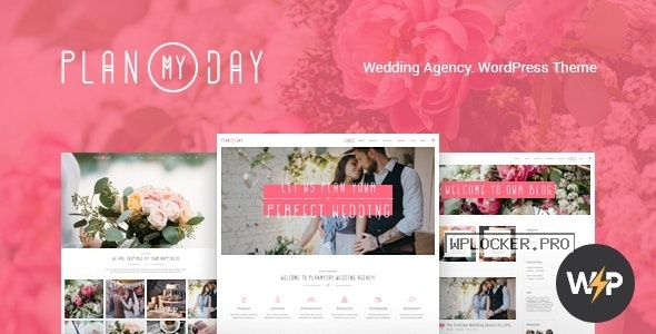 Plan My Day v1.1.12 – Wedding / Event Planning Agency WordPress Theme