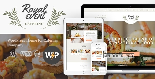 Royal Event v1.5.9 – A Wedding Planner & Catering Company WordPress Theme + Elementor