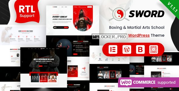 Sword v2.1.4 – Martial Arts Boxing WordPress Theme + RTL