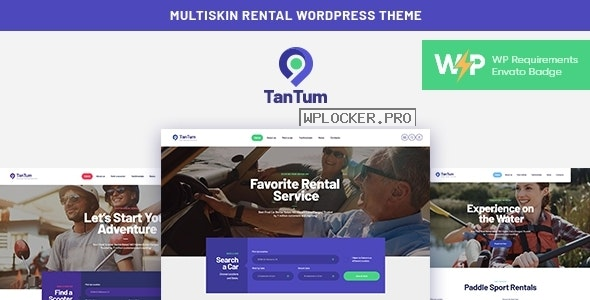 TanTum v1.1.9 – Car, Scooter, Boat & Bike Rental Services WordPress Themenulled