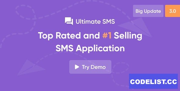 Ultimate SMS v3.9.0 – Bulk SMS Application For Marketing – nulled