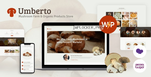 Umberto v1.2.7 – Mushroom Farm & Organic Products Store WordPress Theme