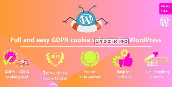 WeePie Cookie Allow v3.4.5 – Easy & Complete Cookie Consent