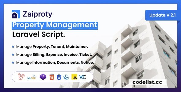 Zaiproty v3.3 – Property Management Laravel Script – nulled