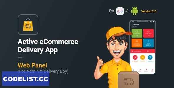 Active eCommerce Delivery Boy Flutter App v3.8