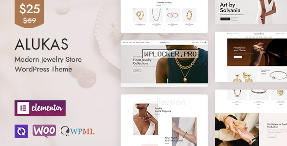 Alukas v1.2.2 – Modern Jewelry Store WordPress Theme