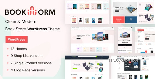 Bookworm v1.2.5 – Bookstore & Bookshop WooCommerce Theme