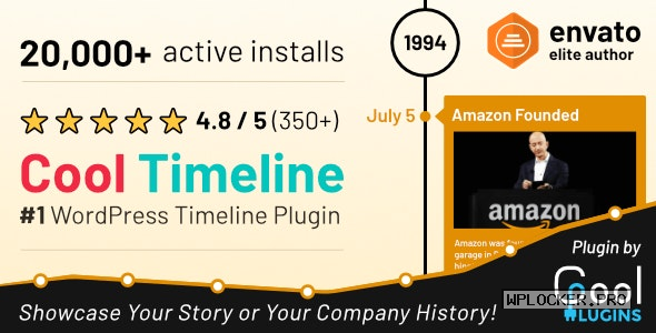 Cool Timeline Pro v4.6.1 – WordPress Timeline Plugin