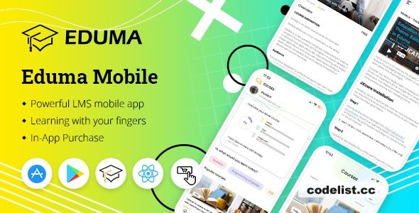 Eduma Mobile v2.0.1 – React Native LMS Mobile App for iOS & Android