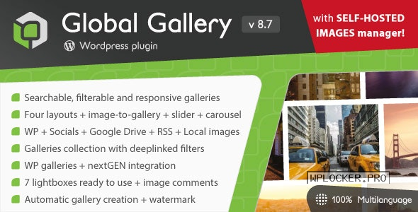 Global Gallery v8.7.0 – WordPress Responsive Gallery