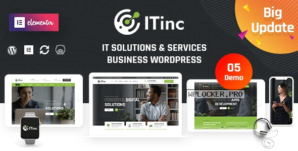 ITInc v3.8 – Technology & IT Solutions WordPress Theme