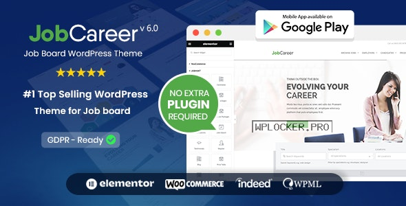 JobCareer v6.0 – Job Board Responsive WordPress Theme