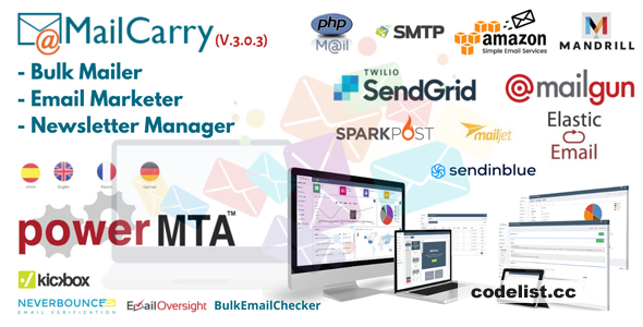 MailCarry v3.0.3 – Email Marketing Software