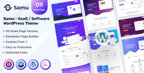 Samu v1.0 – SaaS / Software WordPress Theme