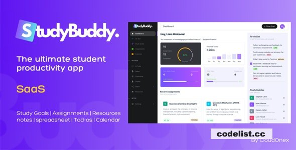 StudyBuddy SaaS v1.3.3 – Collaborative Student Productivity Tool