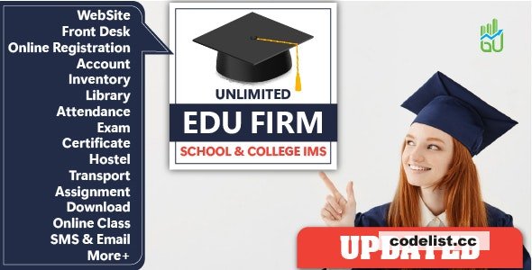 Unlimited Edu Firm School & College Information Management System – 23 November 2023 – nulled